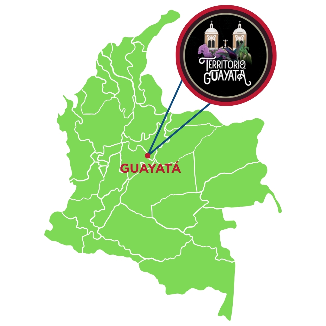 Mapa Colombia - Guayatá